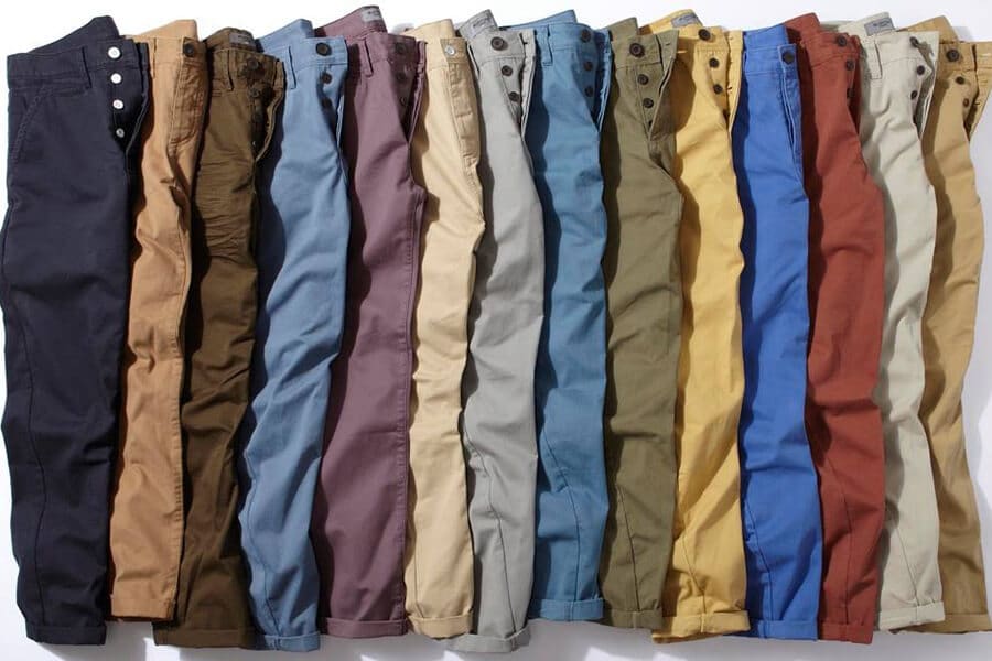 Tan Brown Pleated Chino Pants | Peter Christian